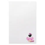 Cute Goofkins pirate flamingo stationery