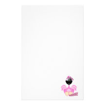 Cute Goofkins pirate flamingo Stationery Design