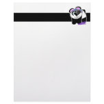 Cute Goofkins pirate panda Letterhead Template