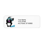 Cute Goofkins skunk pirate Return Address Labels