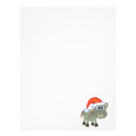 Cute Goofkins Xmas donkey santa Letterhead Design