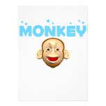 Cute Goofy Monkey Invitations