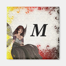 Cute Gothic fairy Fridge Magnet