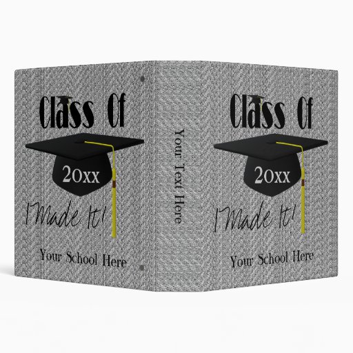 Cute Graduation Cap And Tassel I Made It Binder