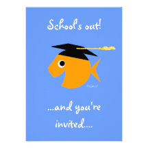 Cute Graduation Party Invitation