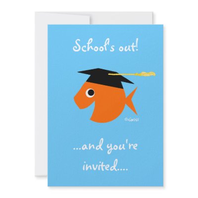 Cute Graduation Party Invitation Customizable by Swisstoons