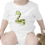 Cute Green Anaconda Snake Cartoon
