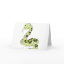 Cute Green Anaconda Snake Cartoon