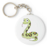 Cute Green Anaconda Snake Cartoon
