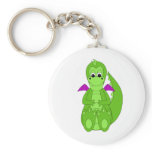 Cute Green And Purple Dragon