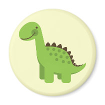 Cute Green Dinosaur Magnet
