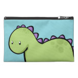 Cute Green Dinosaur Travel Accessory Bags