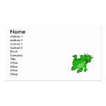 Cute Green Dragon Business Card