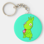 Cute Green monster Key Chain