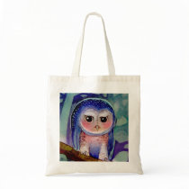 Cute grumpy Owl Bags