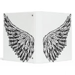 Cute Guardian Angel's Wing(s) Vector Art Binders