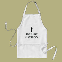 cute guy 12 o´clock aprons