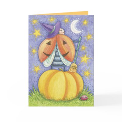 Cute Halloween Ladybug Cards by golden_oldies