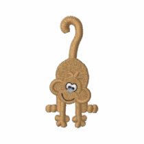cute hanging around monkey