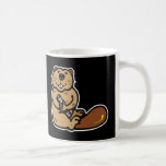 cute happy beaver mugs