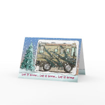 Cute Happy Camper Big RV Coach Motorhome