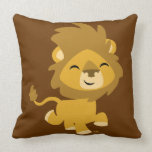 Cute Happy Cartoon Lion Pillow