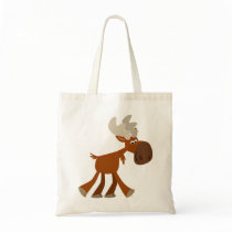 Cute Happy Cartoon Moose Bag