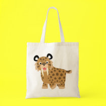 Cute Happy Cartoon Smilodon Bag