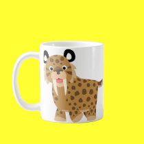 Cute Happy Cartoon Smilodon Mug