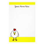 Cute Happy Chicken Stationery