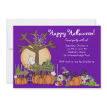 Cute  Happy Halloween Party Invitation for Kids