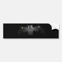 CUTE & HAPPY PATCHY BAT BUMPER STICKERS