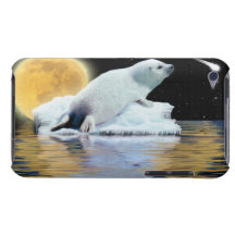 Cute Harp Seal Fantasy Art Wildlife Supporter Barely There iPod Cover