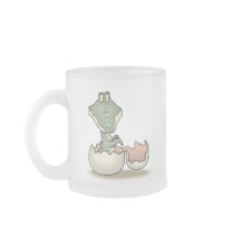 cute hatching baby alligator coffee mugs