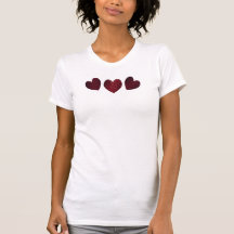 Cute Heart Ladies Camisole (Fitted) Tee Shirts