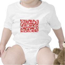 Cute Hearts Baby Bodysuits