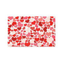 Cute Hearts Canvas Print