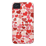 Cute Hearts Case-Mate iPhone 4 Case
