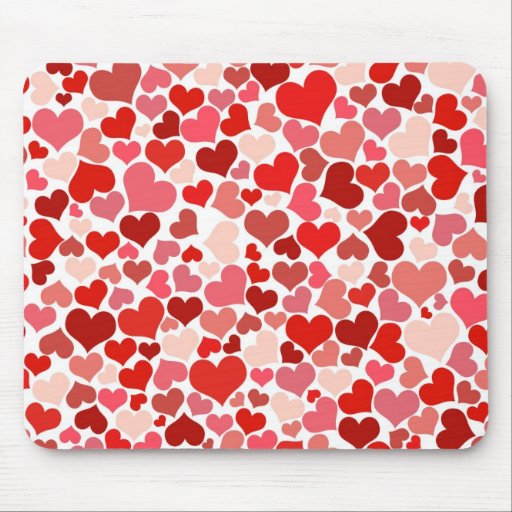 Cute Hearts Mousepad