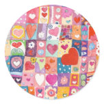 Cute Hearts Sticker