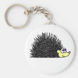Cute Hedgehog Keychain