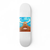 CUTE HIGHLAND COW CUSTOM SKATE BOARD