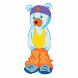 cute hip hop bear cut out