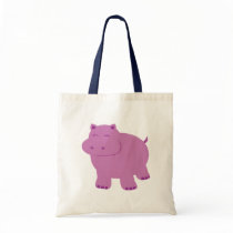 Cute Hippo Tote Bags