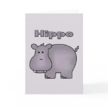 Cute Hippo Card