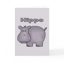 Cute Hippo Card