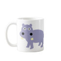 Cute Hippo Comic Style - hippopotamus mugs
