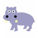 Cute Hippo Comic Style - hippopotamus t-shirts