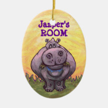Cute Hippo Personal Room Decoration Christmas Tree Ornaments