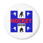 Cute hockey magnet